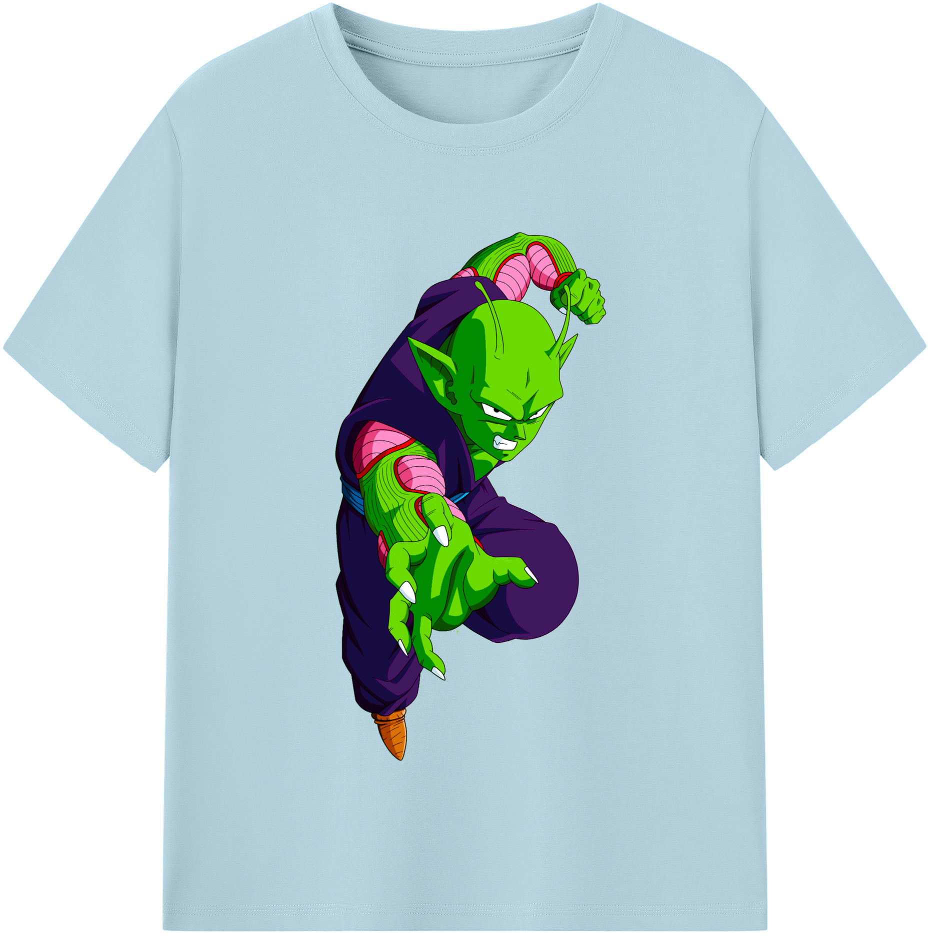 （画像用） ドラゴンボール ピッコロ DRAGON BALL Piccolo 綿100％半袖Tシャツ（フロントプリント）